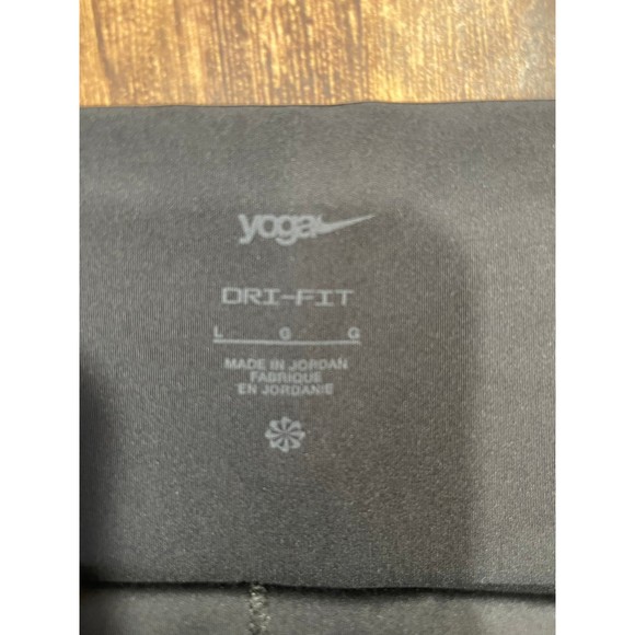 NWOT Nike Yoga dri fit leggings size LARGE - Picture 2 of 3